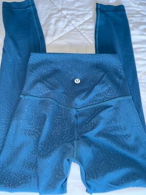 Lululemon Teal align speckled Leggings